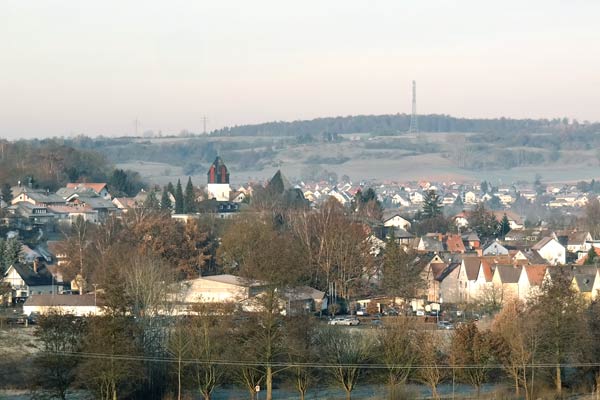Panorama Fotografie der Ortschaft Ranstadt