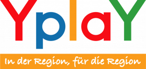 Yplay Logo mit Slogan
